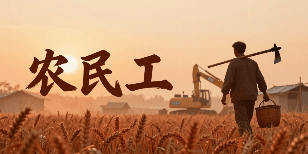劳动纪实素材：农民工剪影：尘雾中的城乡劳作纪实