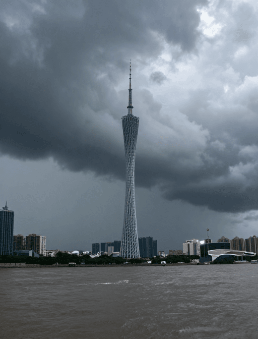 自然现象素材：风暴眼中的壮丽瞬间