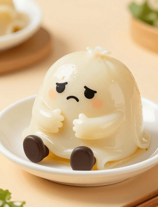 美食创意素材：萌趣凉皮：郁闷吃货的可爱表达