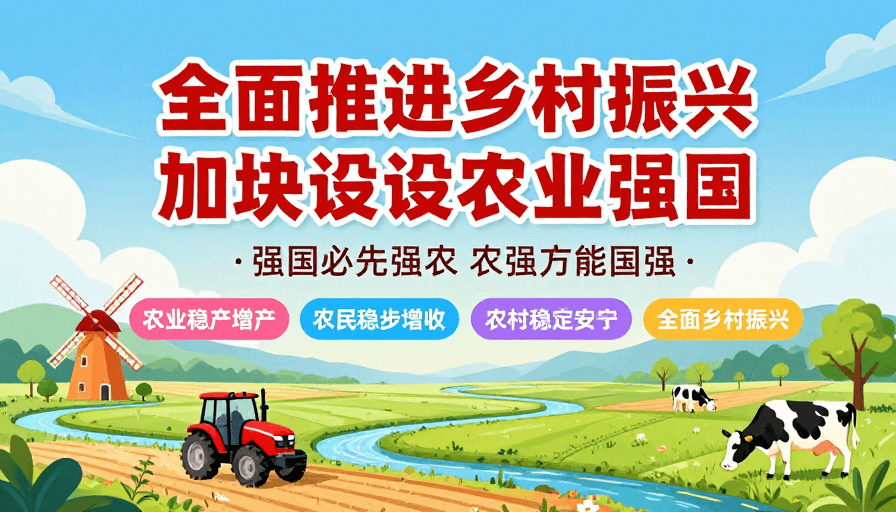 田园风光素材：全面推进乡村振兴 建设农业强国