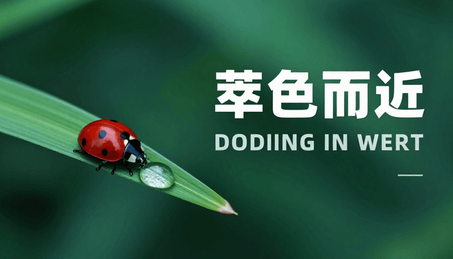 生物生态素材：自然微距：静谧绿意中的生命之美