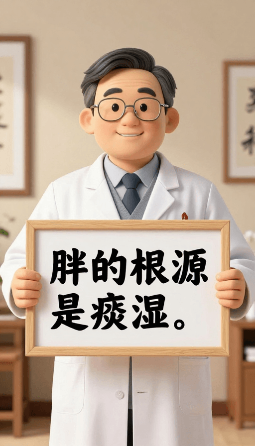 教育用途素材：可爱老中医揭胖之秘，痰湿才是根源！