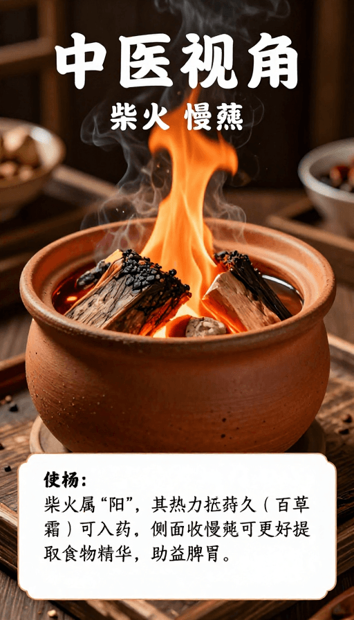 药膳制作素材：柴火药膳的中医智慧：温补脾胃的传统艺术