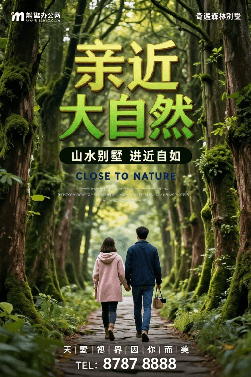 房地产广告素材：亲近自然·诗意栖居——高端森林别墅生活愿景