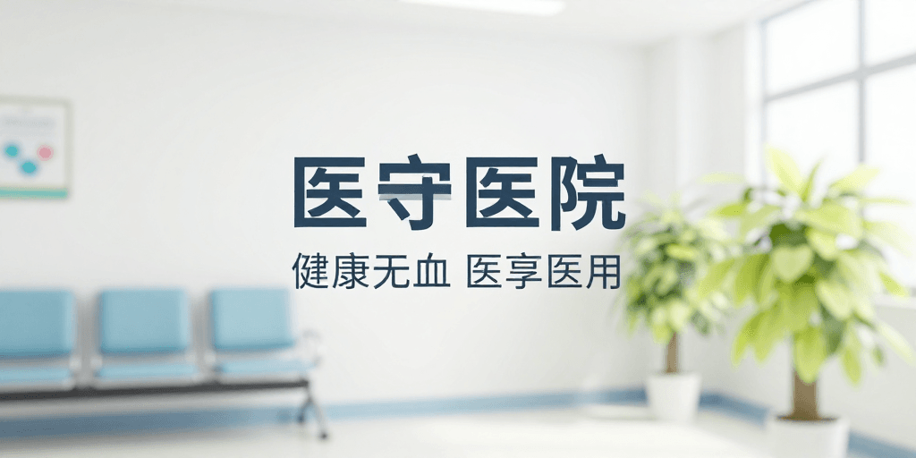 专业氛围素材：柔和虚化医院候诊区背景，营造专业静谧医疗氛围