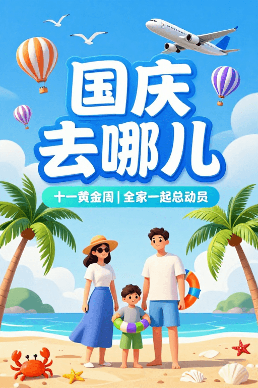 国庆全家游：蓝天碧海间的欢乐时光