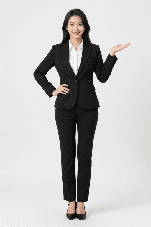 广告展示素材：亚洲职业女性优雅姿态商业广告大片