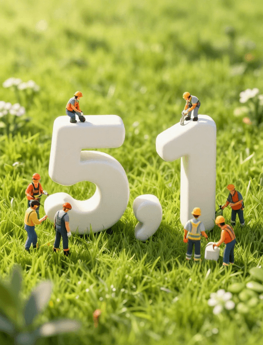 皮克斯风格素材：皮克斯风3D数字5,1：8人春日工作场景