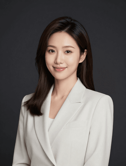 人像摄影素材：高级知性女性商务形象照：韩式春装全身人像