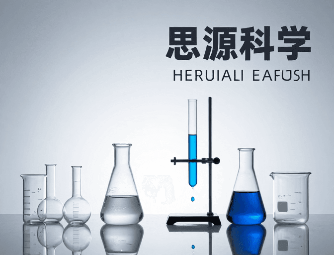 玻璃器皿素材：极简科学实验：冷峻灰蓝实验室美学