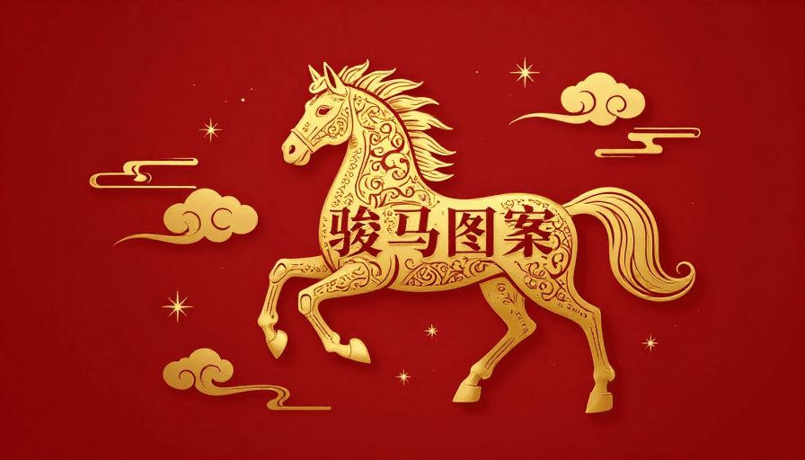 金色骏马素材：金骏耀华：华丽典雅的红色星云骏马图案