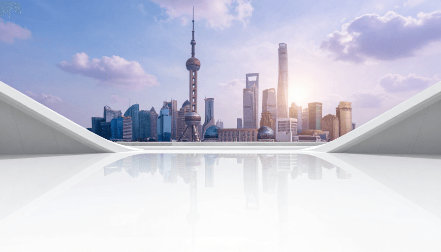 超现实未来城市：上海天际线诗意光影