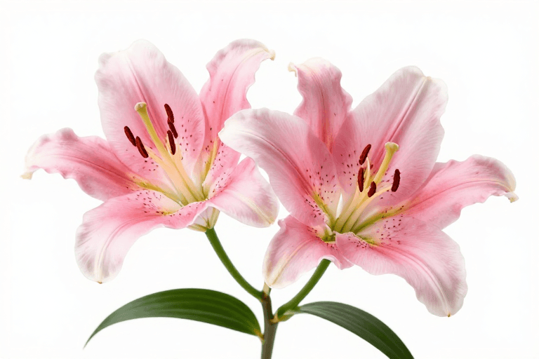 花瓣细节素材：纯净柔美：高端百合花摄影艺术