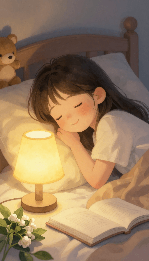 暖色调氛围素材：梦回暖黄·晚安水彩时光