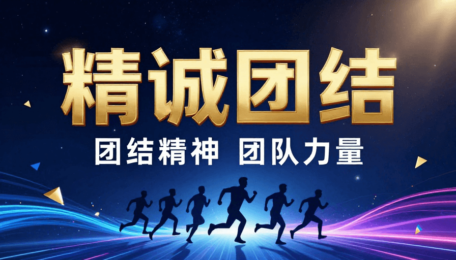 现代科技感素材：精诚团结：宇宙星空下的团队奋进精神