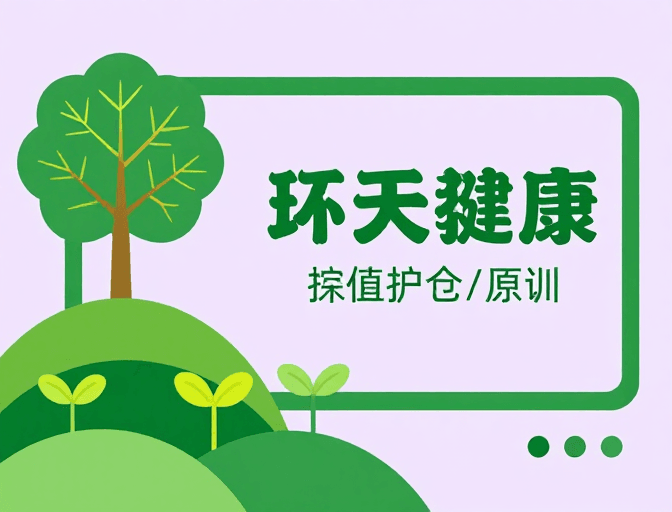 自然生机素材：清新生态扁平化横幅设计