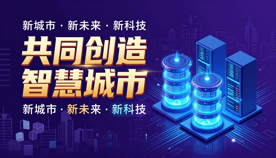 智慧城市素材：未来智慧城市：数据互联的视觉革命