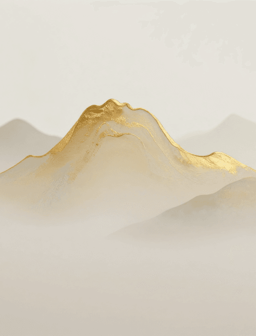艺术背景素材：金箔岩彩的东方极简美学背景