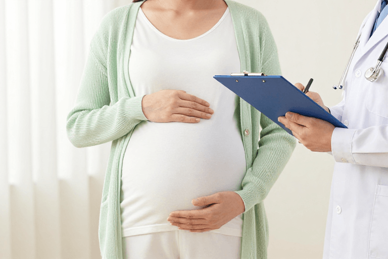 专业医疗素材：孕检温馨瞬间：专业医护守护母婴健康