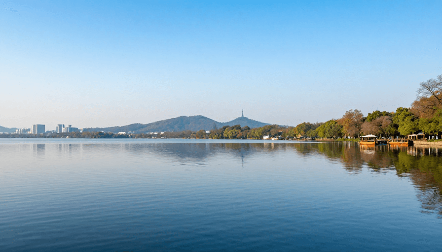 摄影纪实素材：武汉东湖：湖光山色间的城市诗意