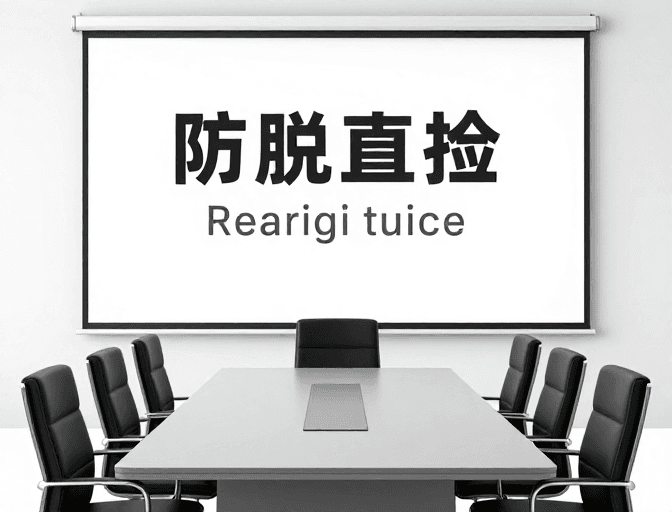 高效办公素材：现代简约商务会议场景插画展示
