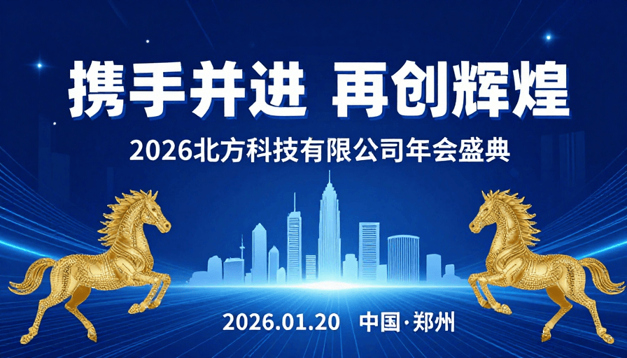 科技年会素材：科技年会：深蓝海蓝金辉共创未来