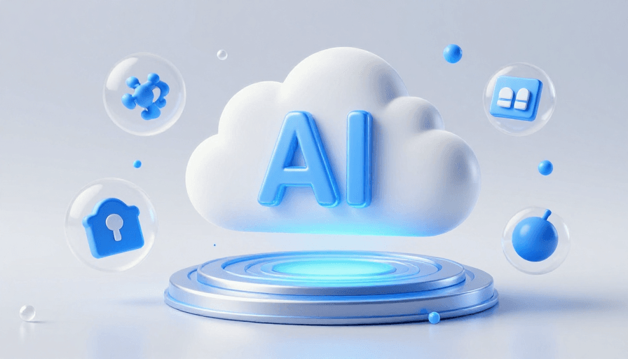 数据可视化素材：未来科技：AI与云计算驱动大数据时代的智能革命