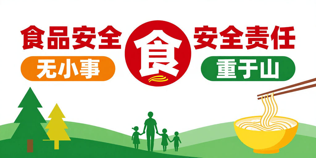 食品安全素材：食品安全责任如山，守护家园健康