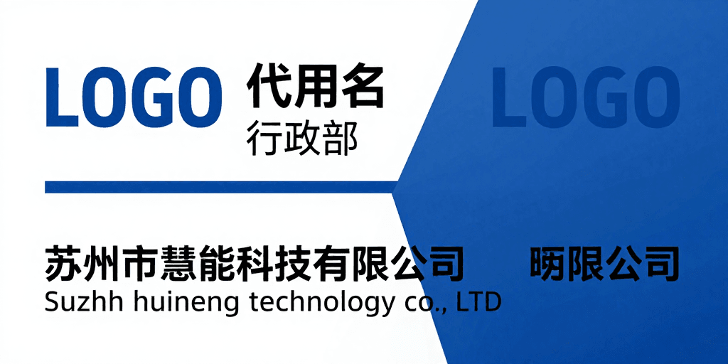 蓝白配色素材：蓝白商务风企业信息海报：专业高效设计