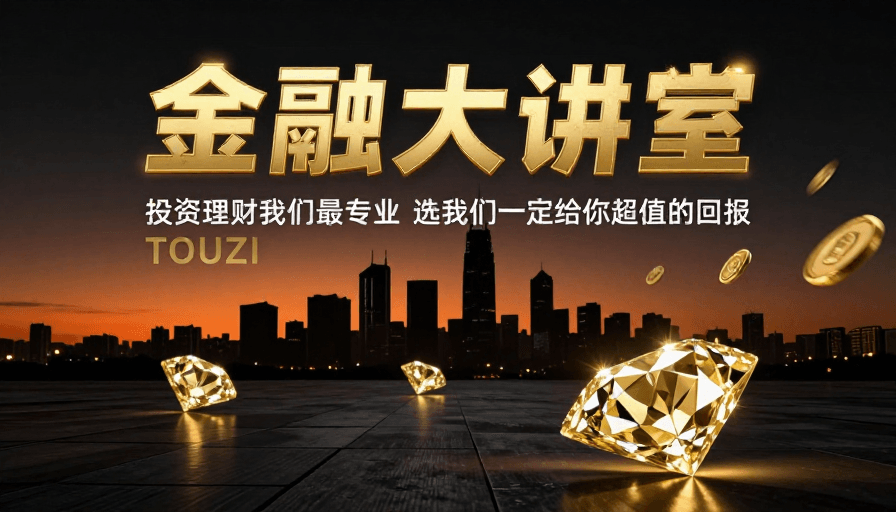 高端商务素材：金融理财：专业投资，尊享奢华回报
