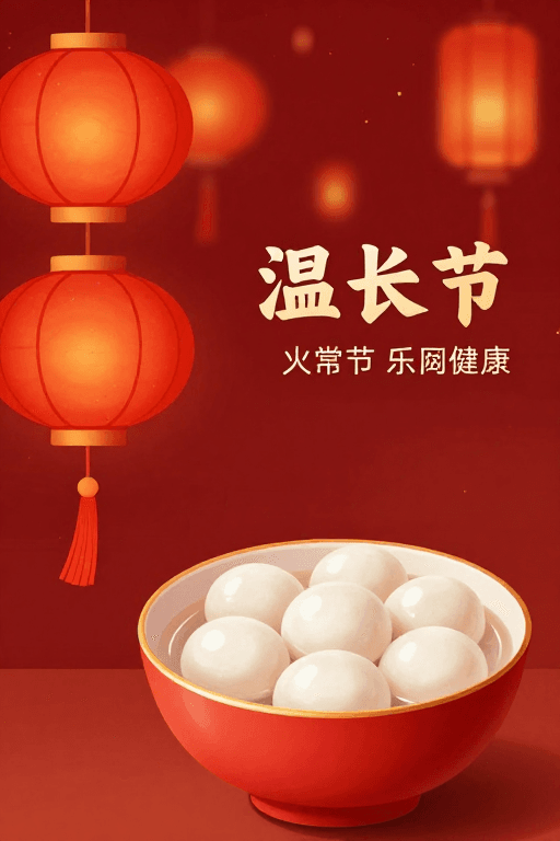 传统插画素材：新春团圆·传统佳节喜庆插画
