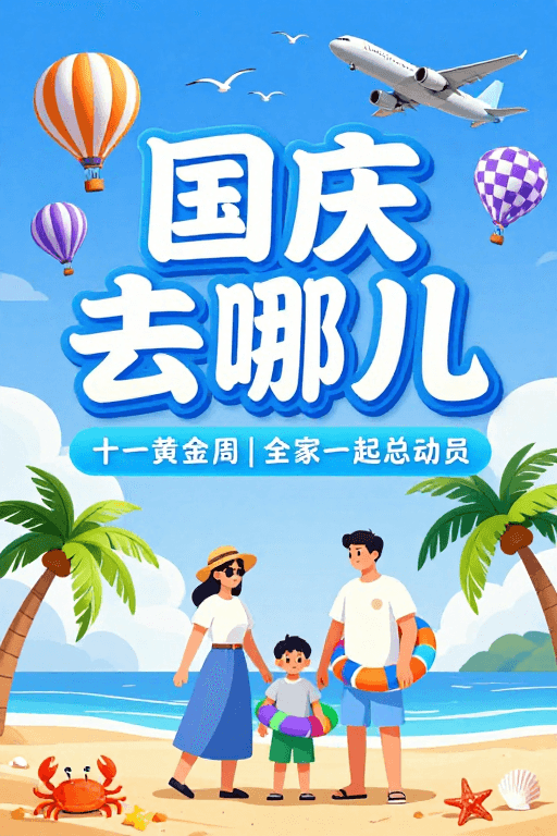 国庆全家出游！十一黄金周欢乐海滩之旅