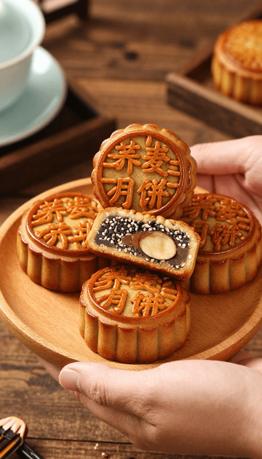 诱人食欲素材：传统荞麦月饼的诱人风味