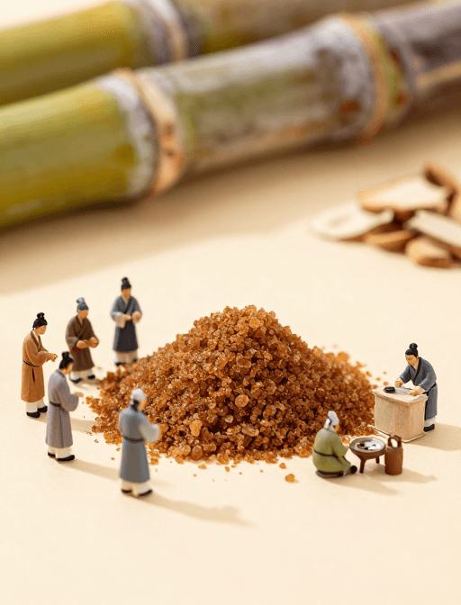 宋代美学素材：红糖微距：宋代药用的东方美学
