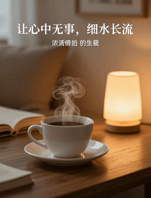 慢生活美学素材：晨昏暖光，静享生活细水长流的宁静