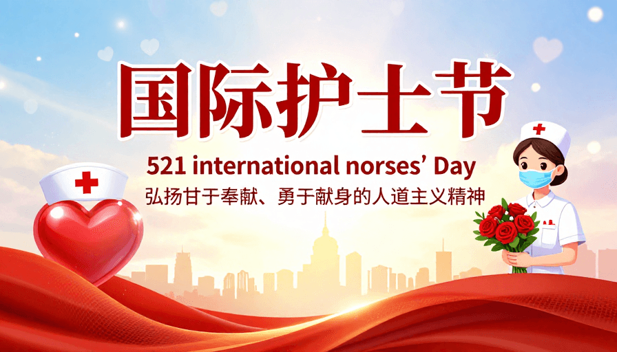 国际护士节素材：国际护士节：温暖守护的医护精神