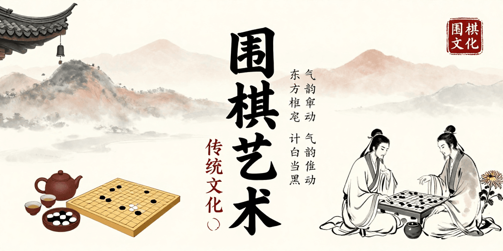 中国传统素材：围棋艺术：中国传统棋艺与东方美学