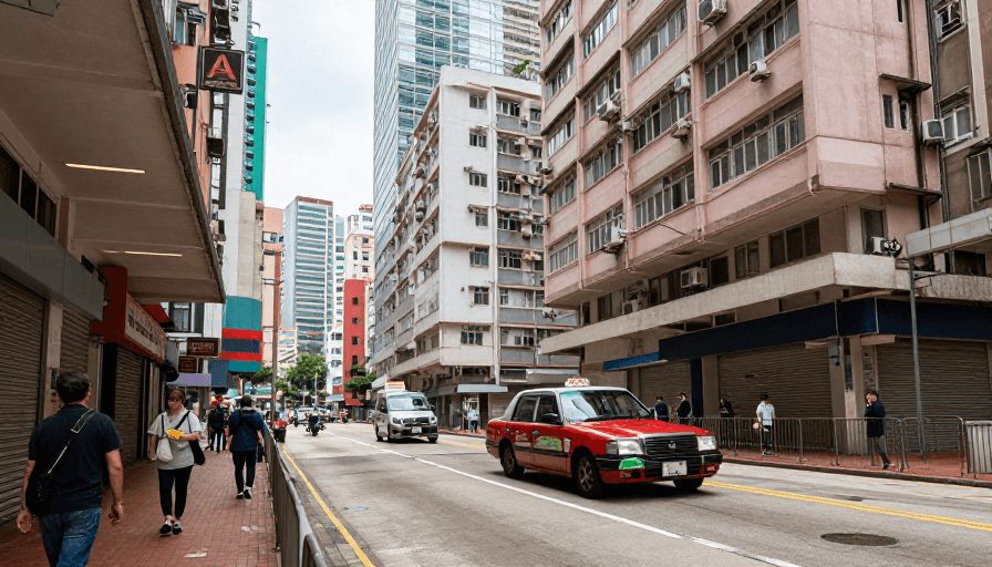 人文风情素材：香港老街巷：传统与现代交融的都市画卷