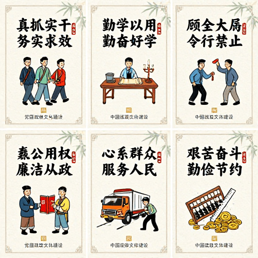 廉政文化素材：水墨新韵 廉政文化海报设计