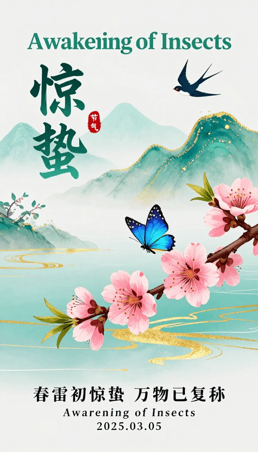 春日生机素材：惊蛰·万物复苏 春日生机