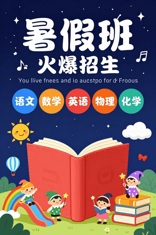 星空背景素材：星空童话·暑期趣味课堂