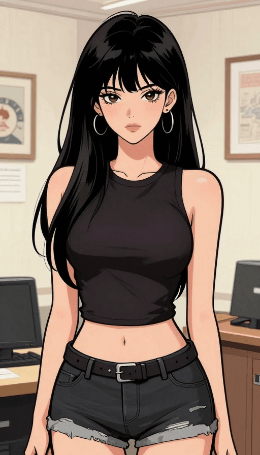 社交媒体头像素材：美式漫画风魅力佳人