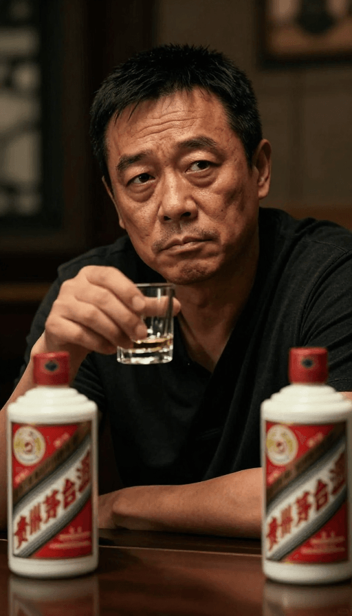 都市夜景素材：岁月沉淀：都市中孤独的中年男人