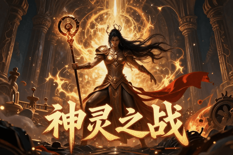 动态光影素材：神话史诗：神明激战苍穹