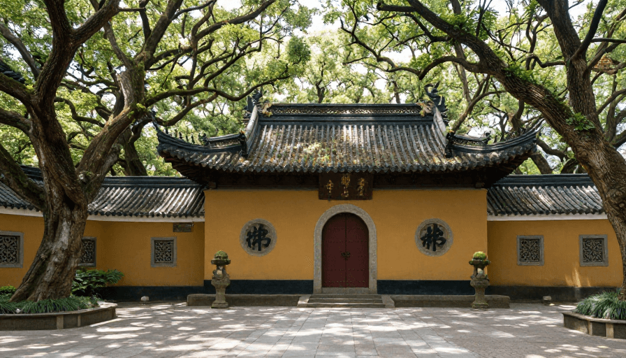 佛教圣地素材：普陀山海岛风光：宁静祥和的禅意世界