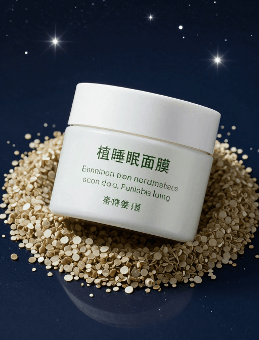 睡眠面膜素材：星空下的香氛睡眠面膜：自然精油疗愈