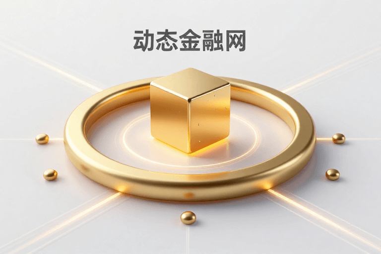 科技感背景素材：动态RWA金融网：资产代币化核心可视化呈现