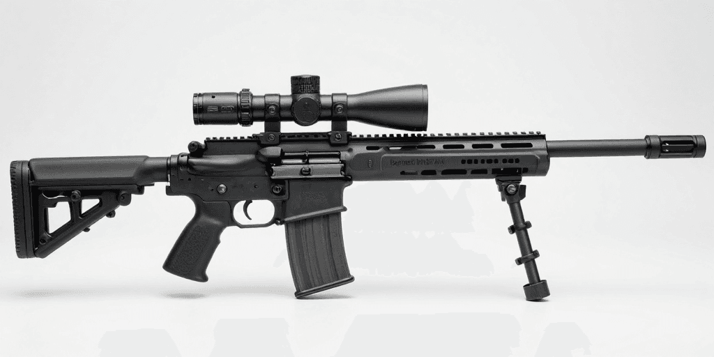 武器展示素材：Barrett M107A1狙击步枪高端产品展示