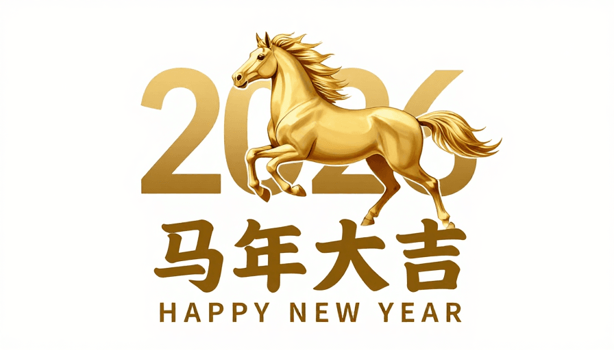 生肖文化素材：金骏奔腾迎2026：马年大吉贺岁图