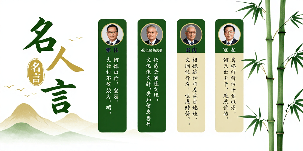 文化教育素材：墨金留白东方风科学家文化海报